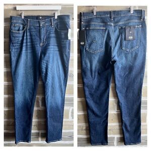 Hudson Jeans Men's High Rise Huntley Medium Wash Ash Slim Blue Jeans Sz 38 NWT
